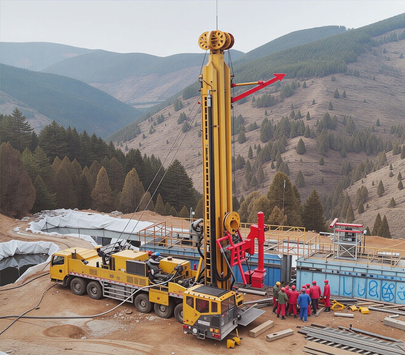 Crawler Multi Function Rescue Drilling Rig XSC C1500