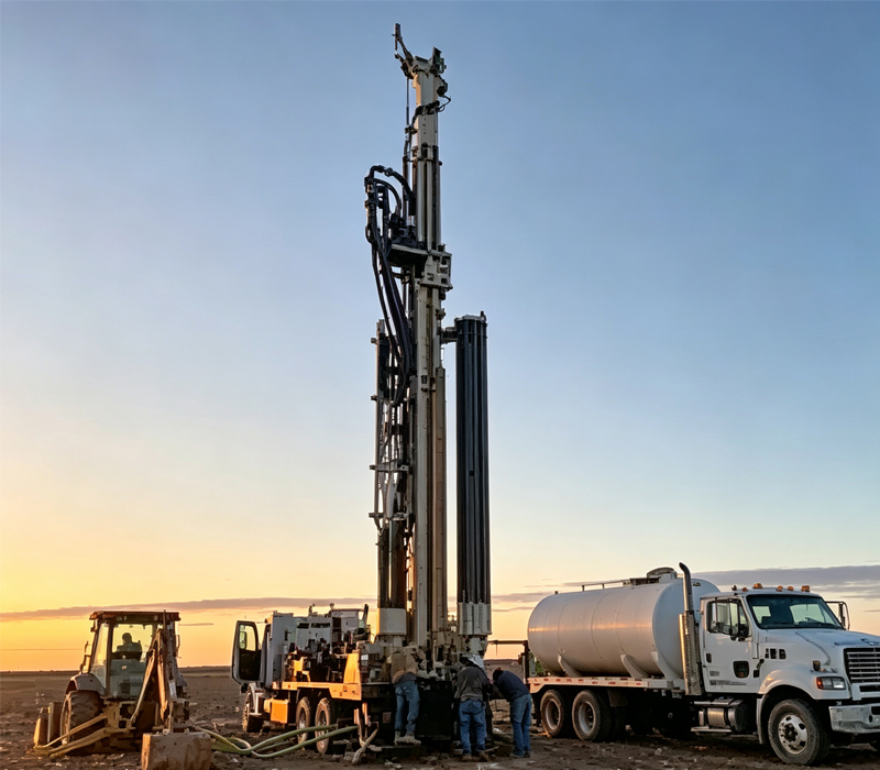 Truck Mounted Multi Purpose Drilling Rig YMC 1500